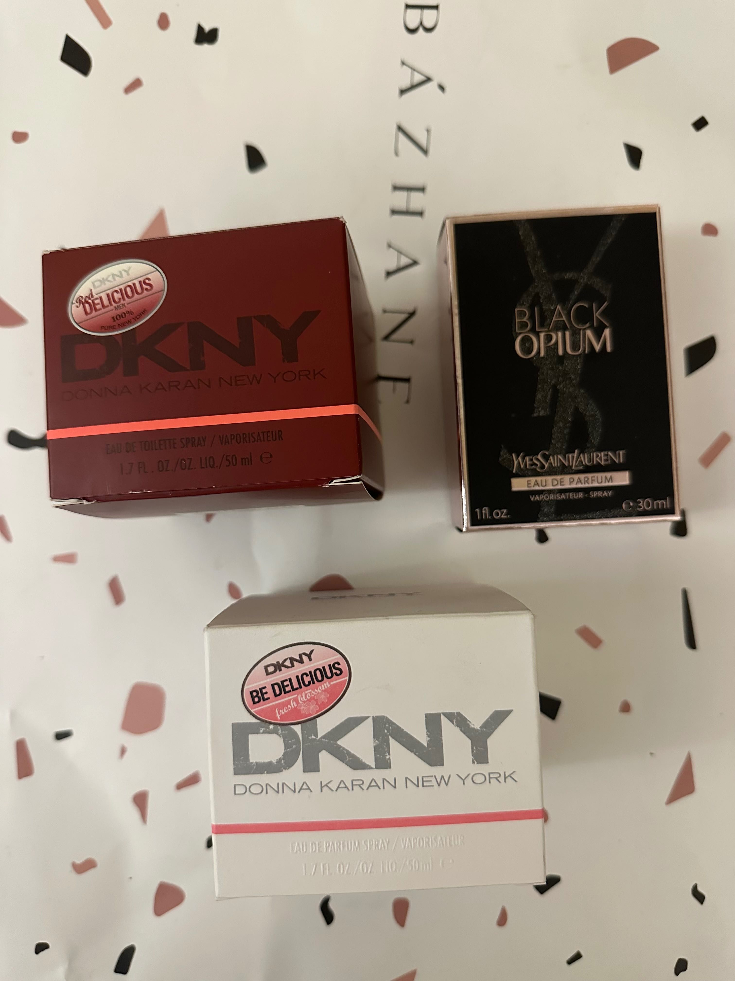 Yves Saint Laurent Black Opium Terre Hermes DKNY BeDelicious Mon Paris