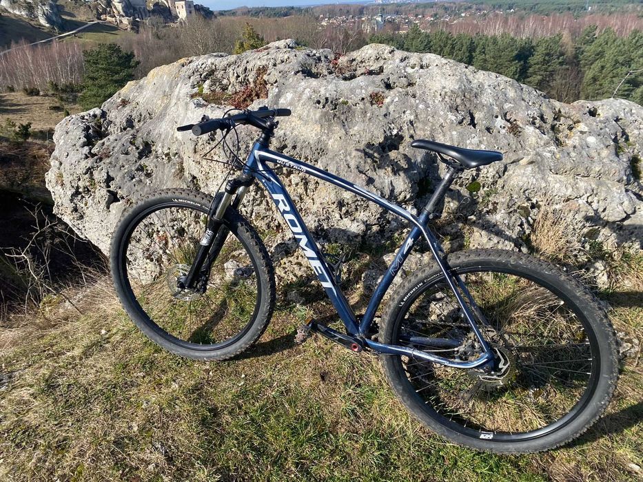 Rower MTB Romet Mustang M4 rama 21 cali koło 29 " niebieski