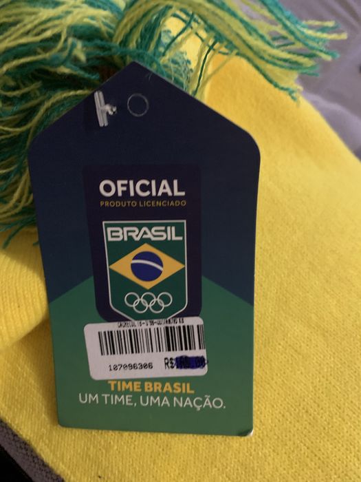 Cachecol oficial Brasil Olimpiadas