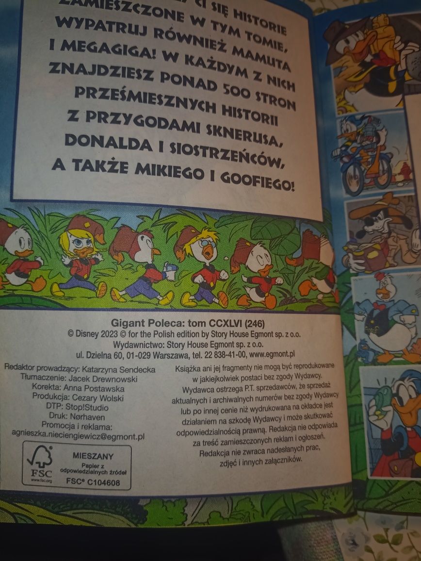 Gigant-komiks z Kaczorem Donaldem