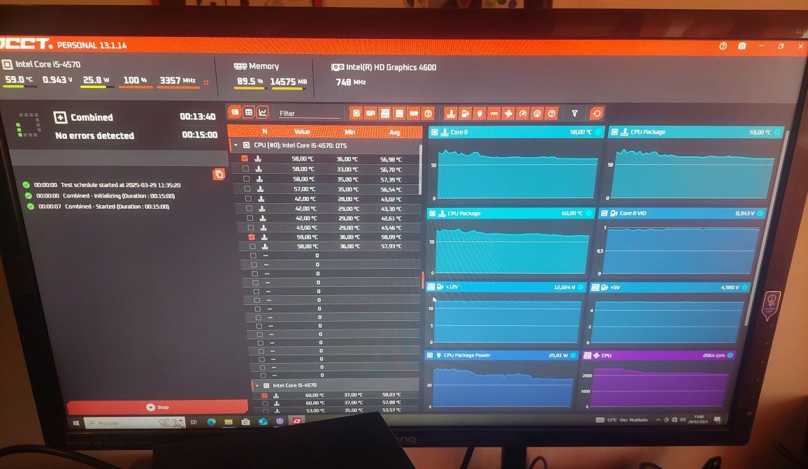Computador Intel i5 4570 + HDD 1TB + 16gb ram
