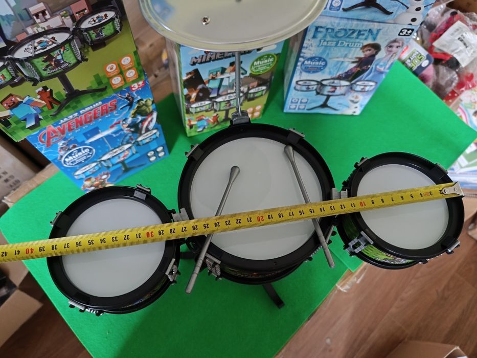 Дитяча барабанна установка барабан детский дитячий Ельза