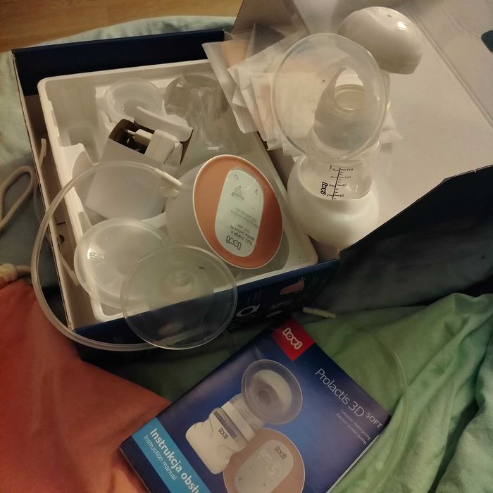 na gwarancji!!!Lovi, Prolactis 3D Soft, dwufazowy laktator elektryczny