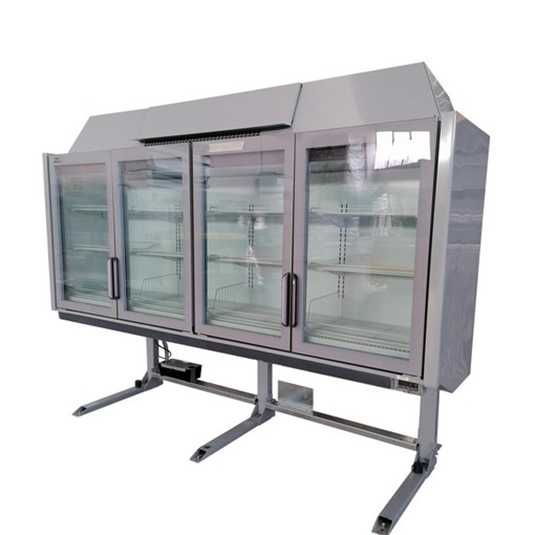 Морозильна шафа AHT Kinley XL 210 Графіт 72, 4 дверна. Стан супер