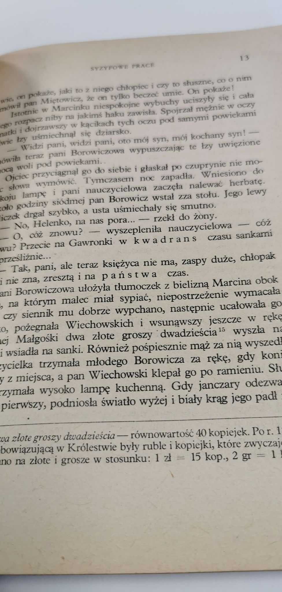 SYZYFOWE PRACE Stefan Zeromski BN lektura