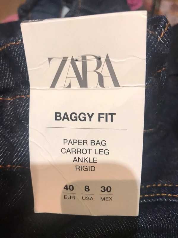 Spodnie jeansowe Baggy ZARA l/xl