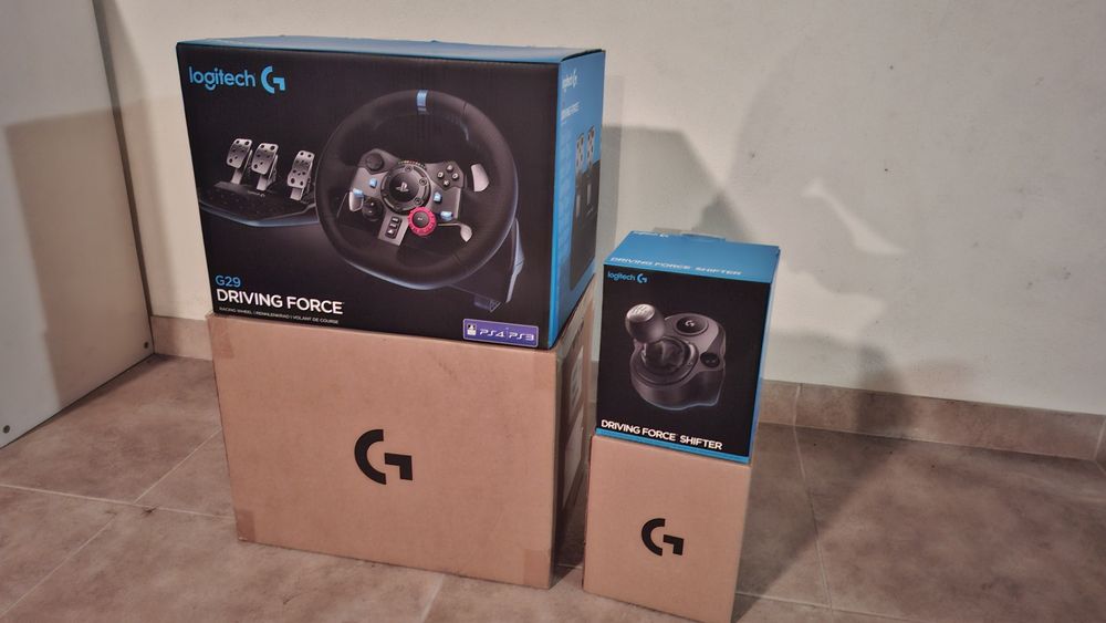 Logitech G29 + Shifter (COMO NOVO)
