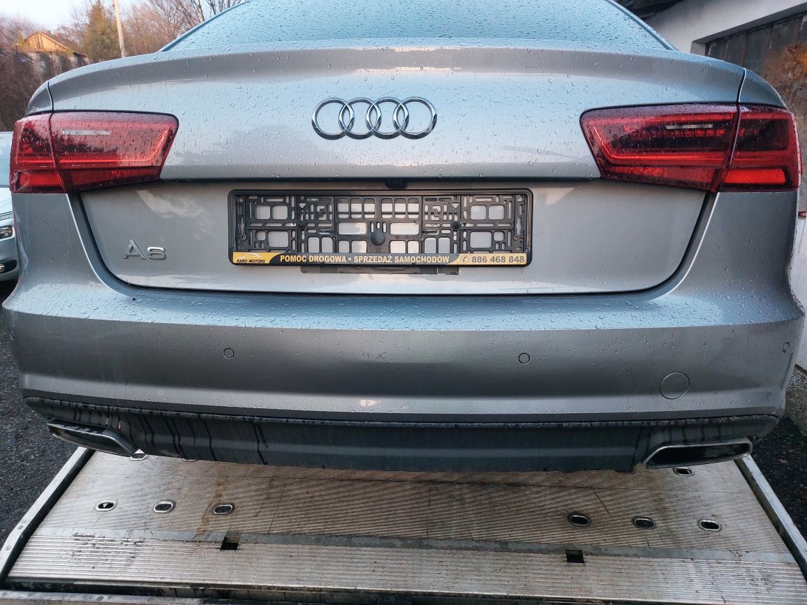 Audi A6 C7 lampy tył usa 2018r stan bdb