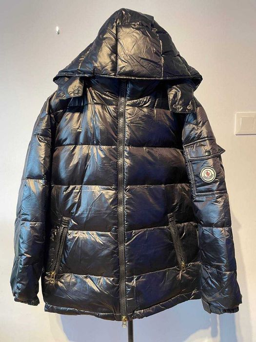 Ciepła, męska kurtka zimowa puchowa w kolorze czarnym A13