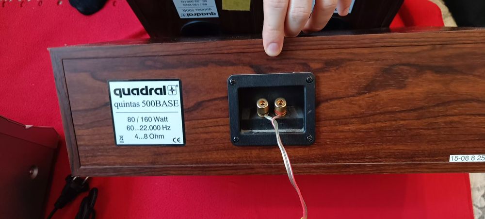 Zestaw kina domowego kolumny Quadral Quintas wzmacniacz Onkyo