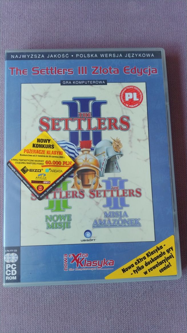 Gra The Settlers III 3 Złota Edycja na PC misje dodatkowe Amazonki