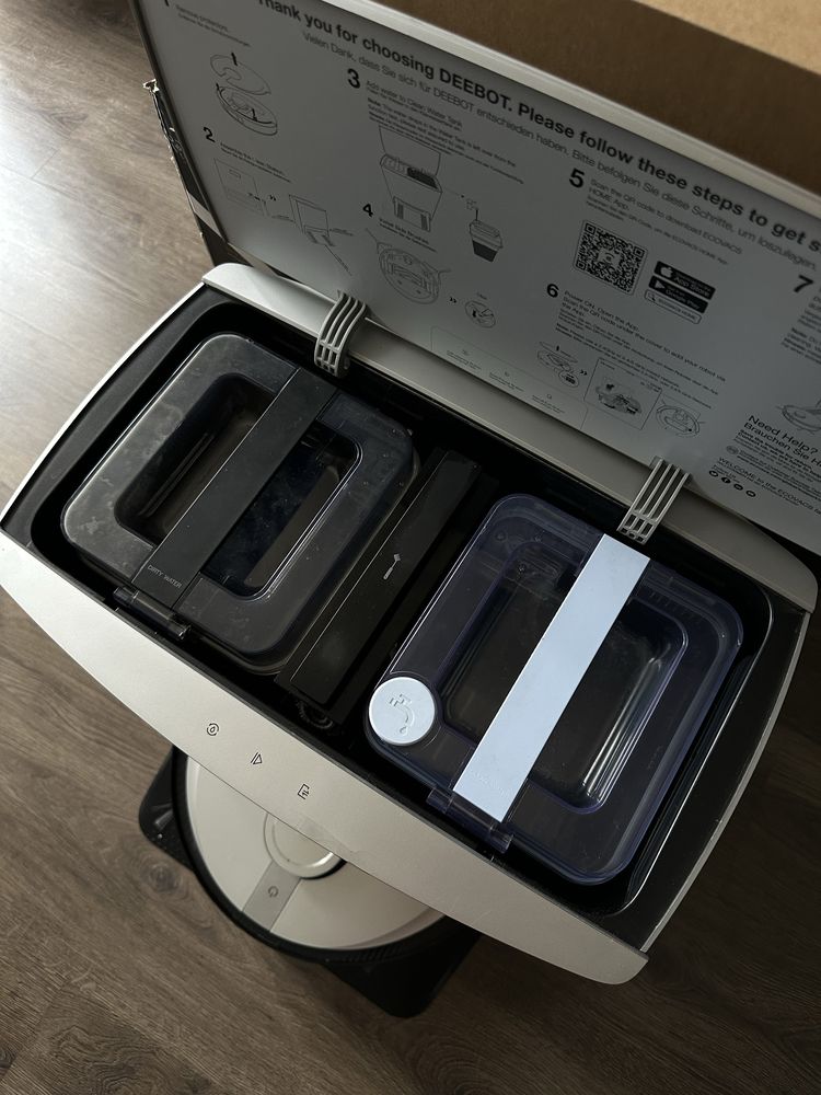 Robot sprzątający EcoVacs Deebot X1 Turbo odkurzacz mop 2w1