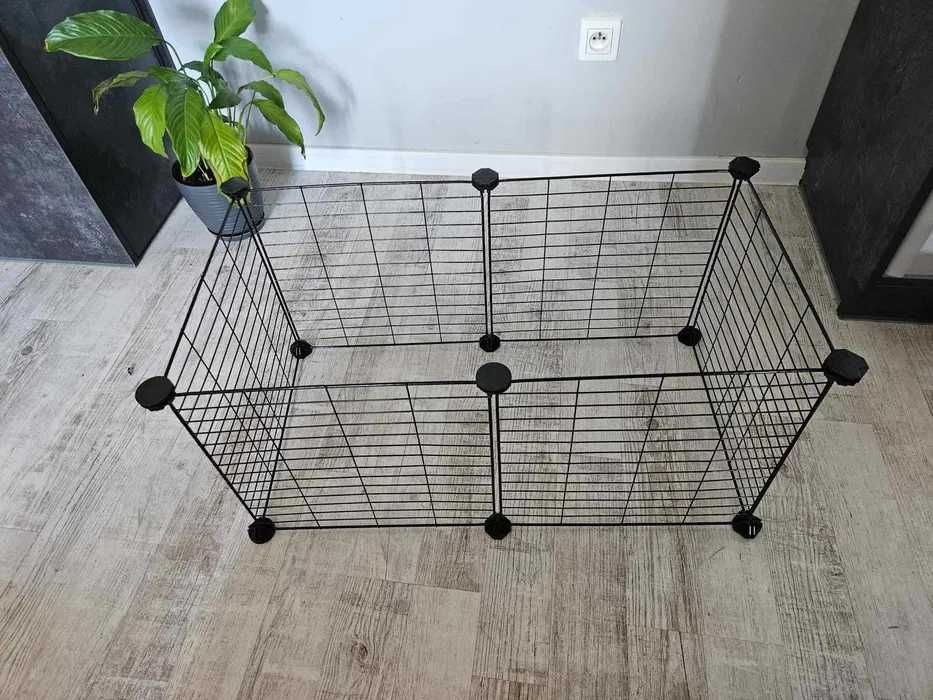 Klatka kojec wybieg dla świnki królika zwierząt modułowy