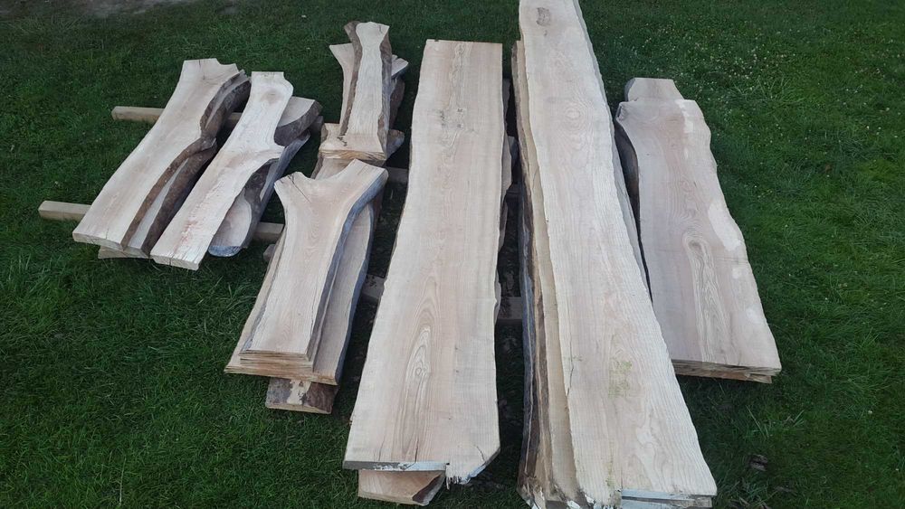 Deski jesionowe (Tarcica jesionowa, monolit)(Stół, stolik, blat)