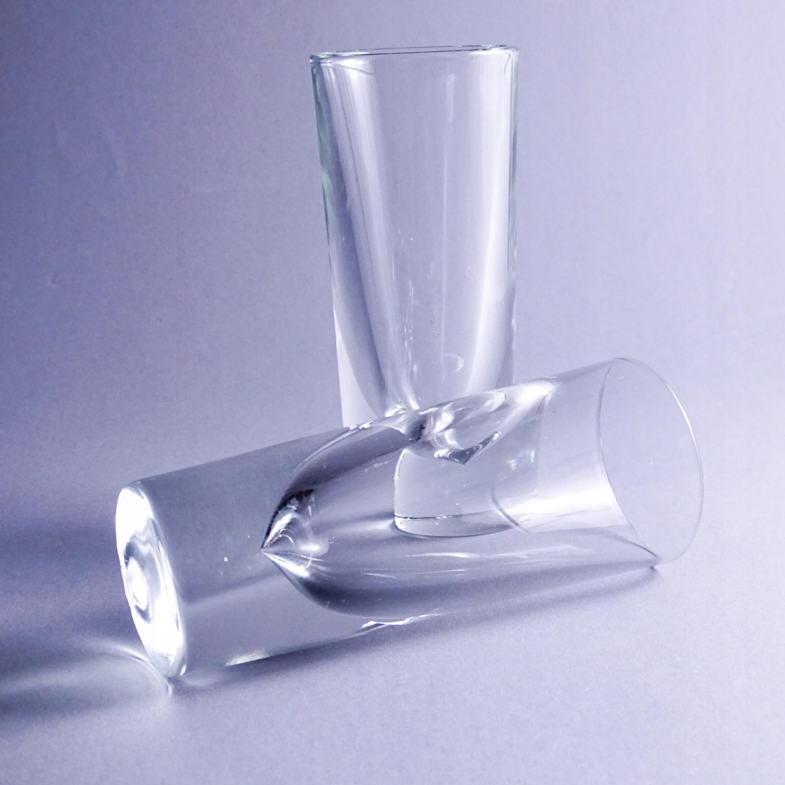 włochy designerski szklanki kieliszki