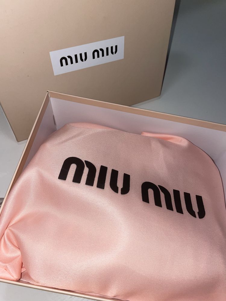 Сумка міу міу біла сумочка miu miu(миу миу)