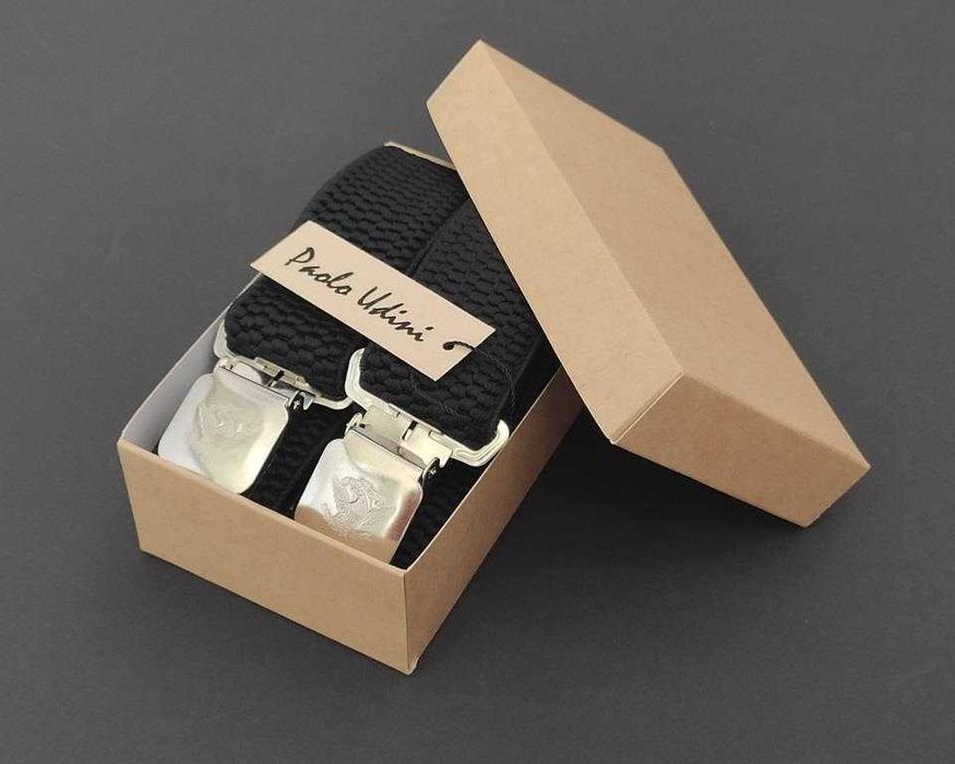 Мужские подтяжки широкие Paolo Udini / чоловічі посилені підтяжки