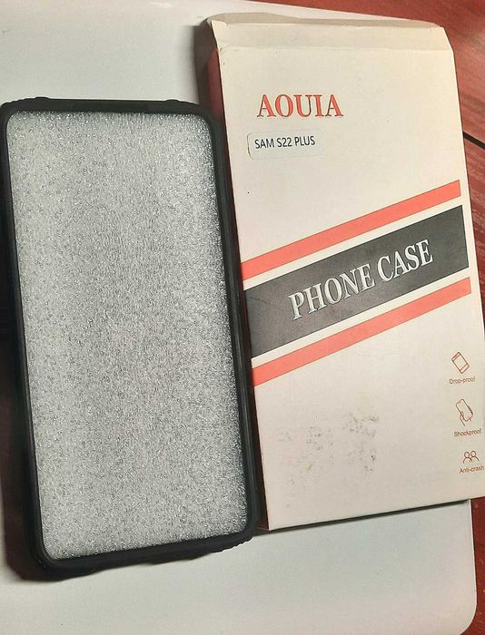 Броньований чохол бампер Aouia Samsung S22 Plus чорний