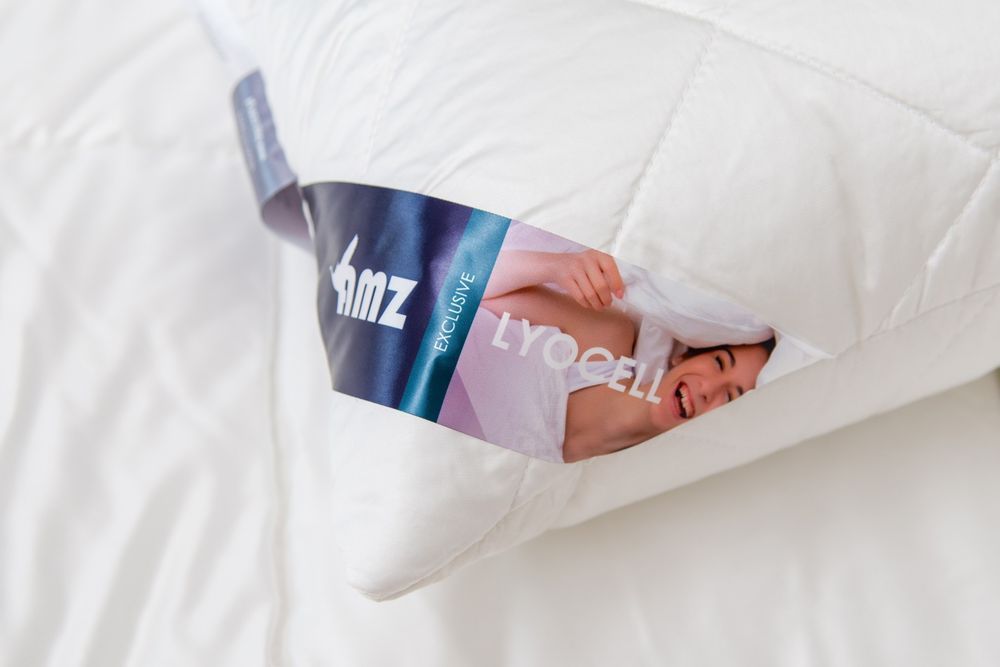 Kołdra AMZ LYOCELL całoroczna antyalergiczna 220x240cm Szampański