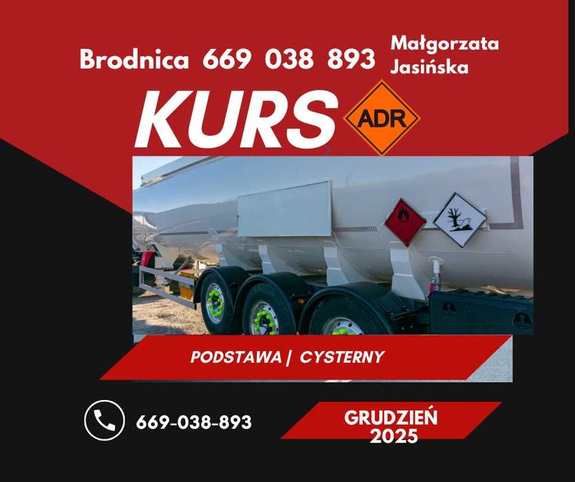 Kurs ADR  Doradca ADR i RID   Rozliczanie Czasu Pracy Kierowców