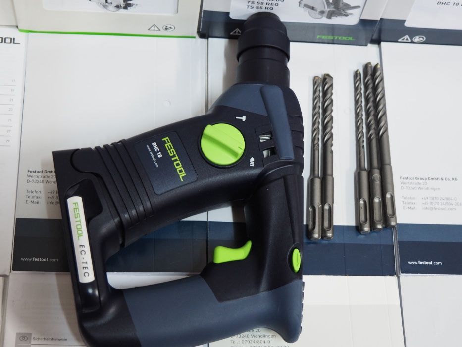 Młotowiertarka FESTOOL BHC 18 aku 18v bez bateria ladowarka Brushless
