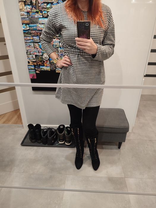 Tunika w pepitkę F&F rozmiar 42 XL