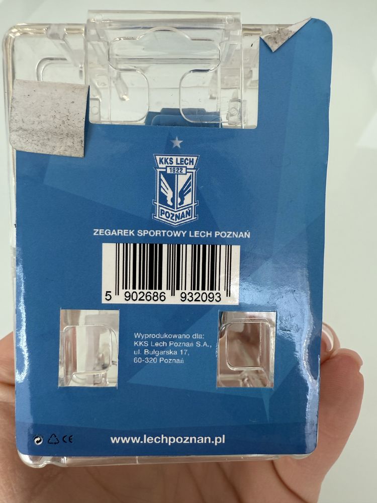 Lech Poznań zegarek dziecięcy nowy niebieski