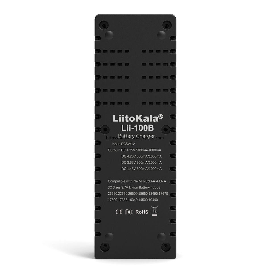 Зарядний пристрій LiitoKala Lii-100B 18650-26650 AA AAA