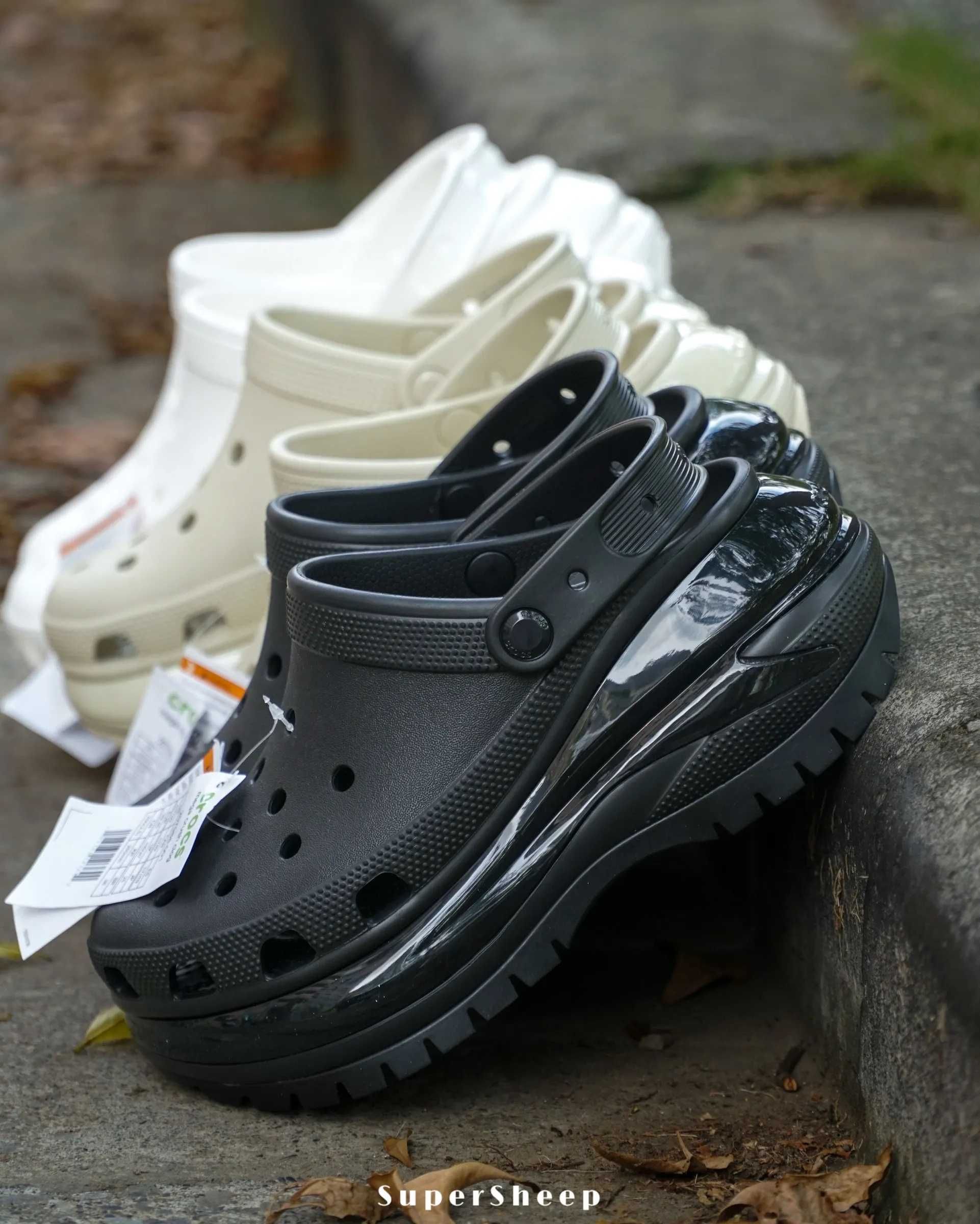 Женские Crocs Mega Crush Clog, W9-W11, 100% оригинал