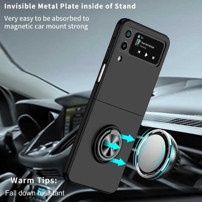 Etui / Futerał Kong Ring do Samsung Galaxy Z Flip 5 5G kolor: czarny