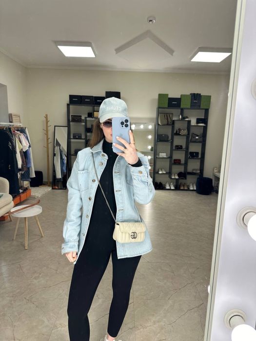 Сумка gucci marmont mini повний комплект бутика шкіра