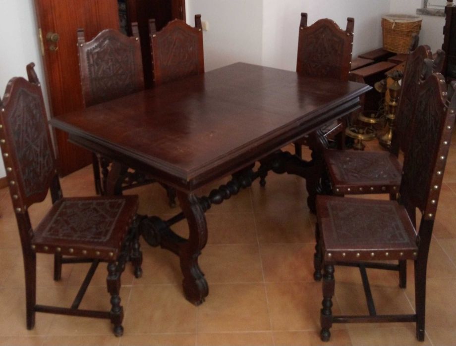Mobília de sala antiga