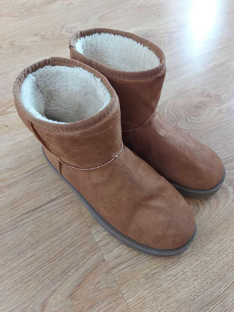 Be You brązowe miękkie męskie buty zimowe w stylu ugg rozmiar 42