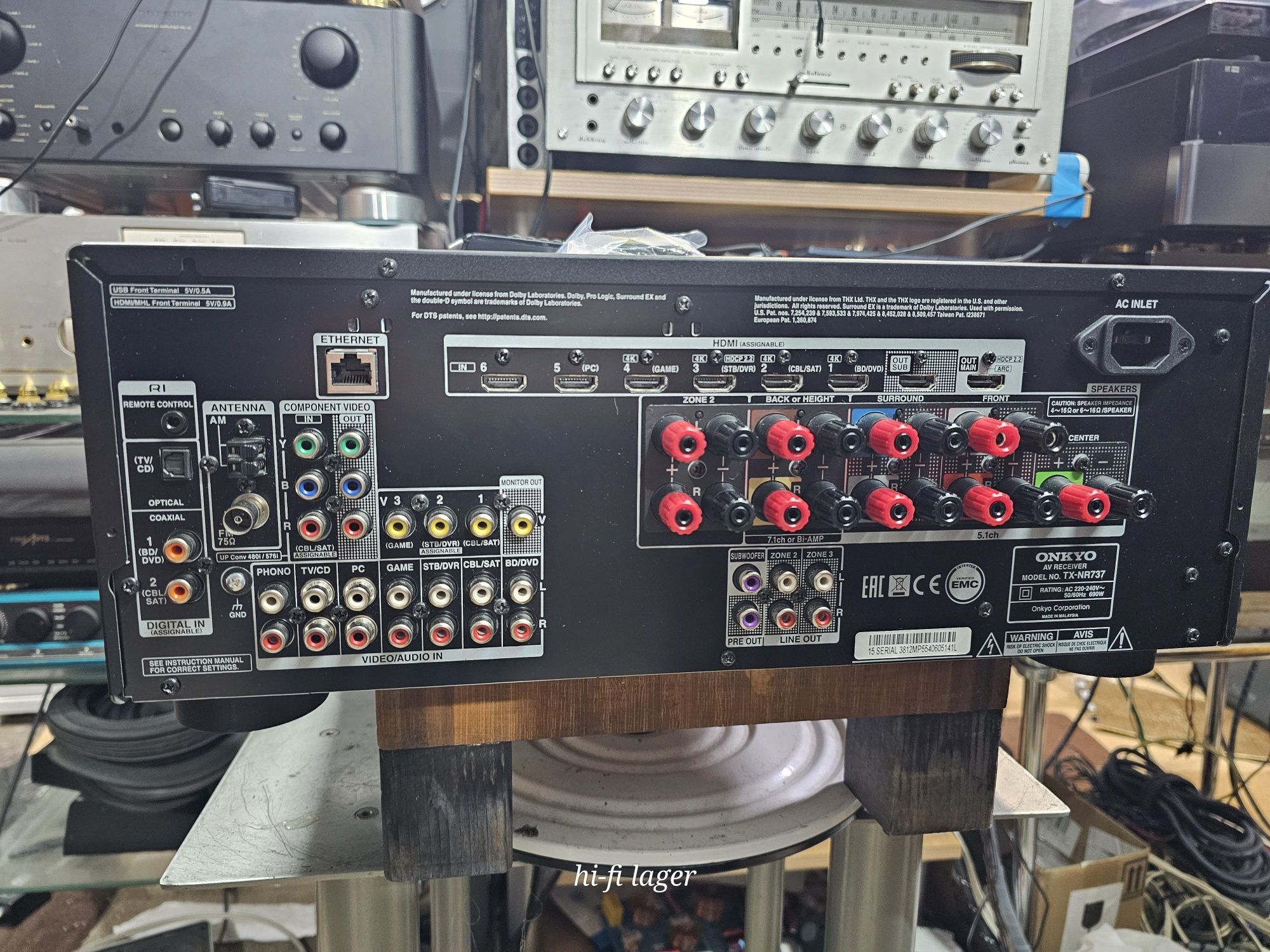 Onkyo tx nr 636 737 838 ресивер 7.2 HDMI ACR WiFi Internet Bluetooth