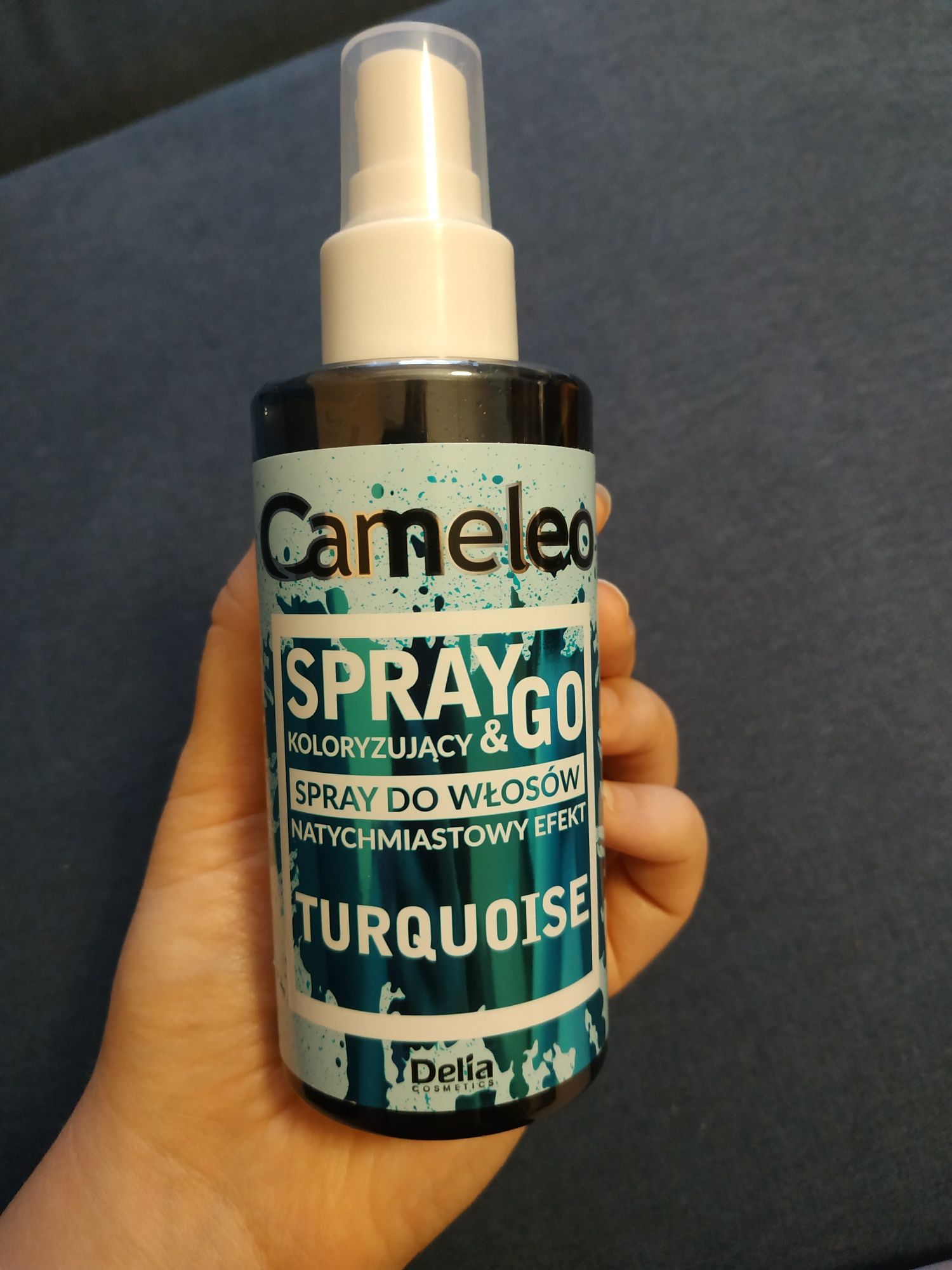 Cameleo spray koloryzujący do włosów turkusowy