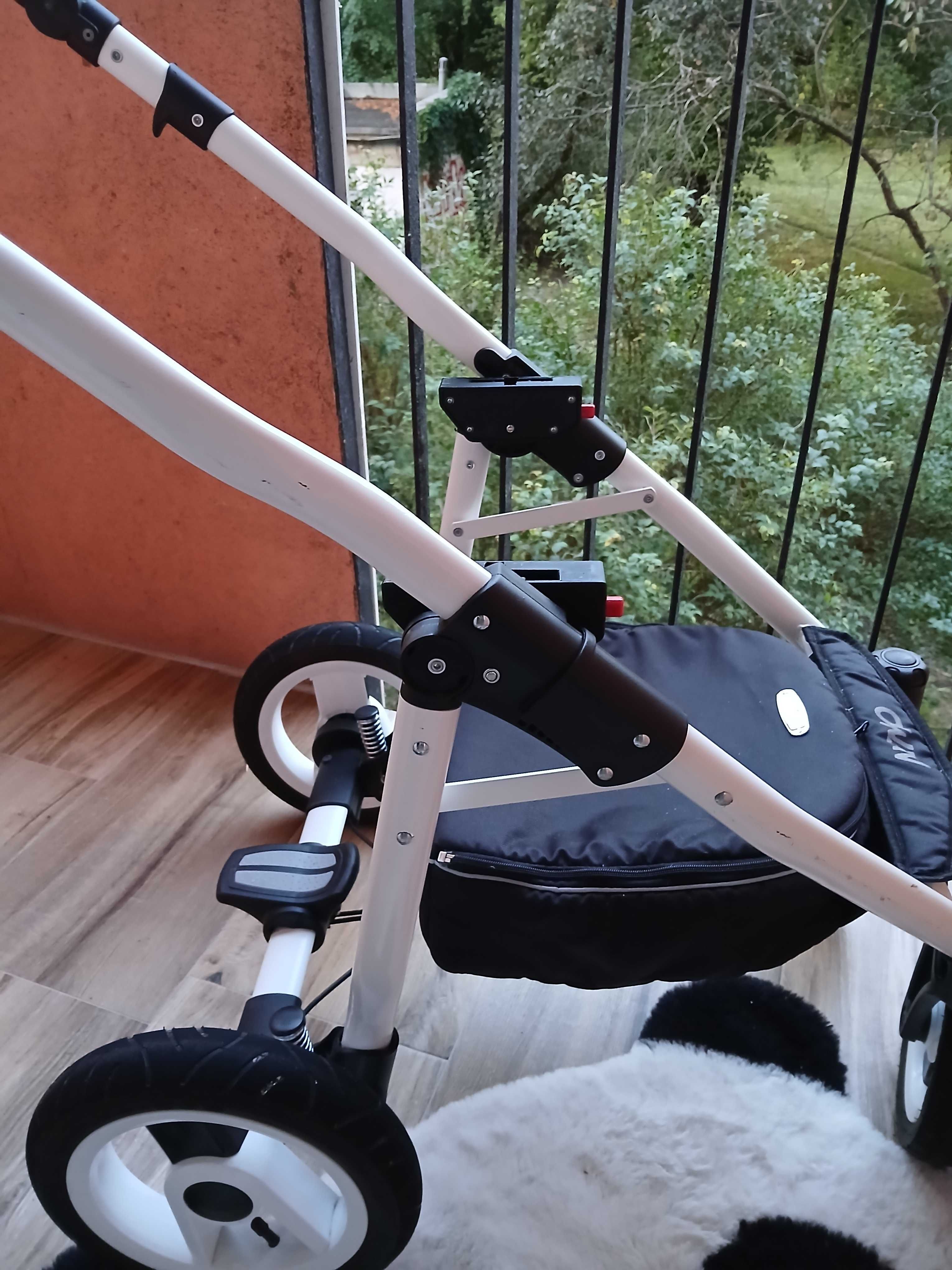 Wózek 3w1 (+moskitiera, folia przeciwdeszczowa)