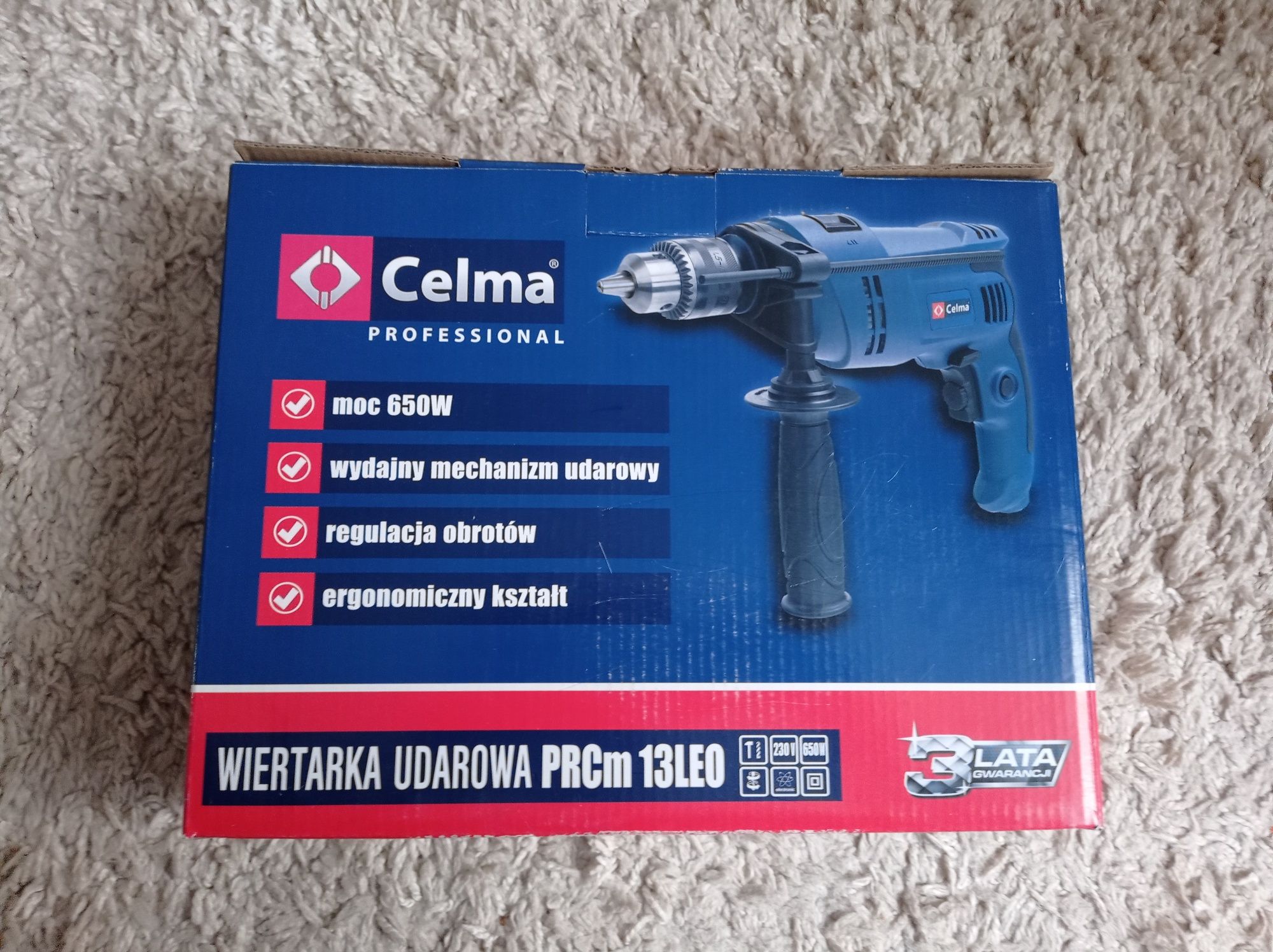 Wiertarka Udarowa Celma Professional 13Leo 650W Nowa