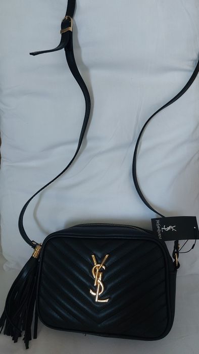 Torebka YSL czarna zlote logo fabrycznie nowa