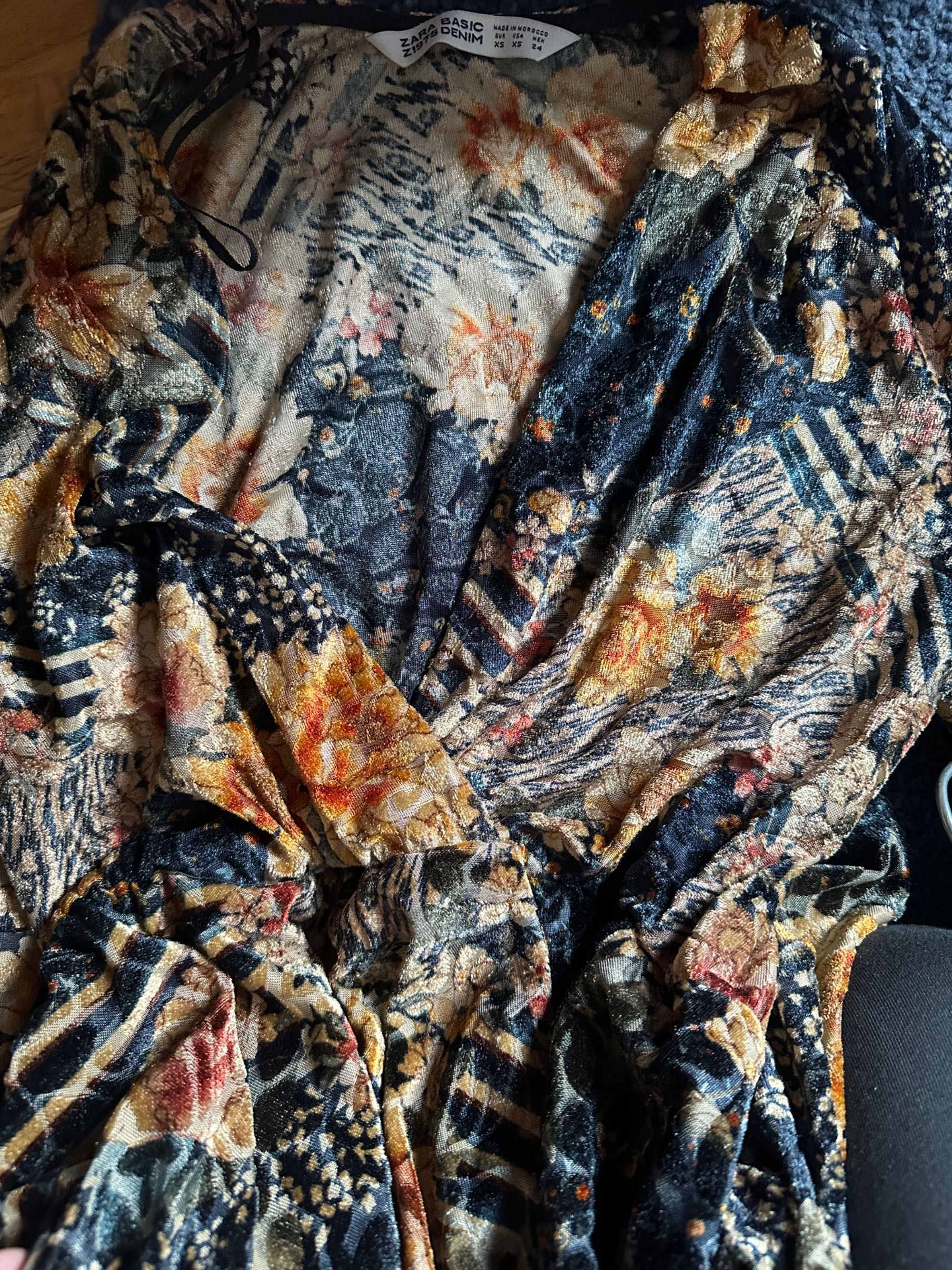 Zara Basic denim xs sukienka