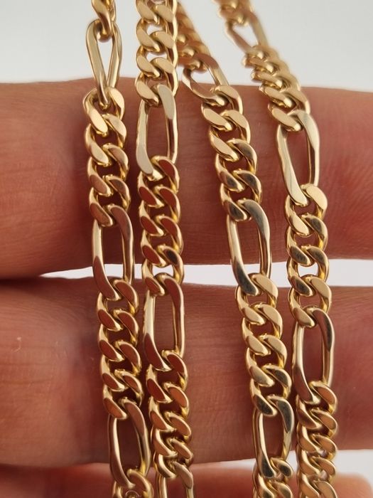 Золотая цепочка "фигаро"