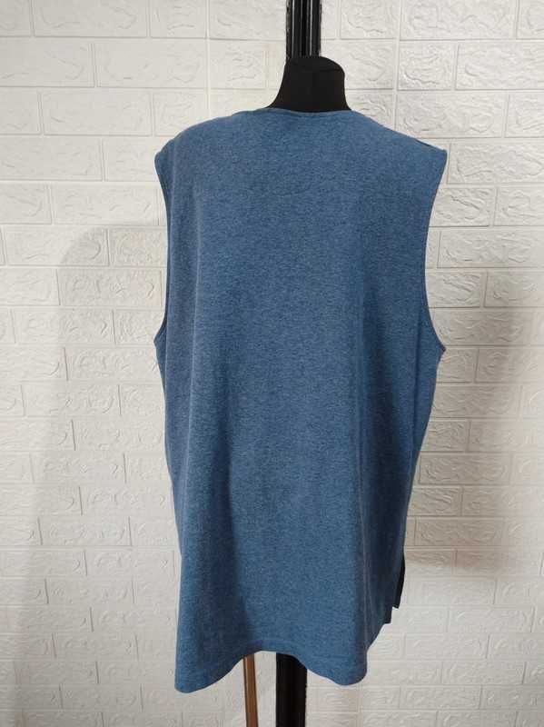 Kamizelka bezrękawnik zapinany oversize rozmiar 48