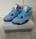 Jordan 4 niebieskie męskie sneakers air jordan 4 retro blue shoes NEW