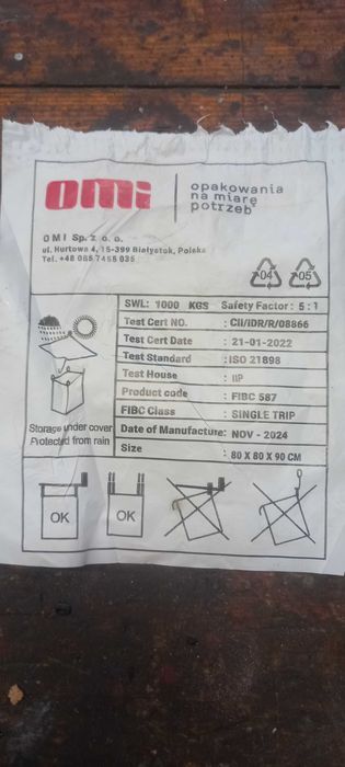 BIG BAGI Sprzedam big bagi