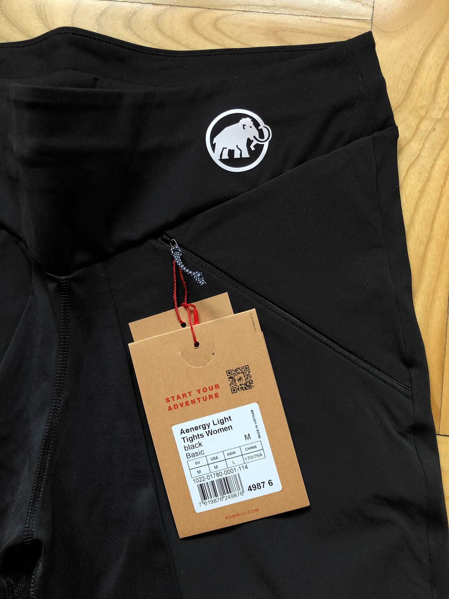 Legginsy trekkingowe damskie Mammut Aenergy Light Tights czarne