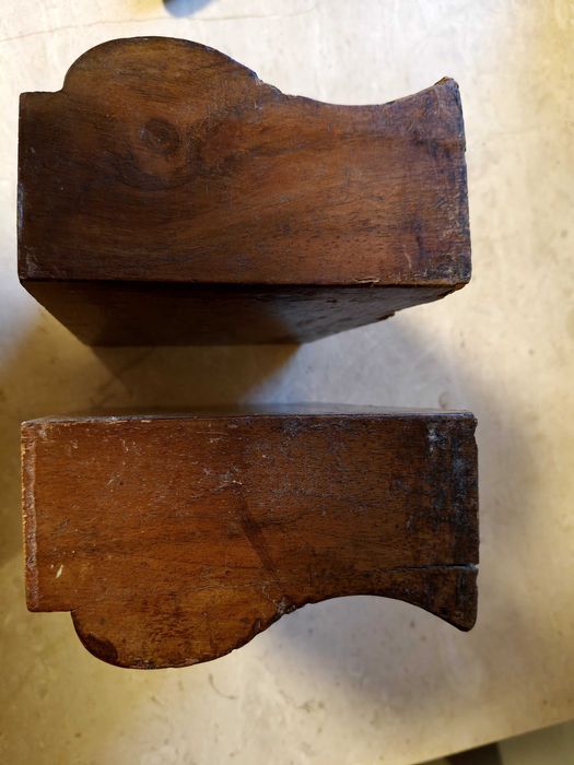 Nogi komody szafy prl drewniane fornirowane podpory Warszawa