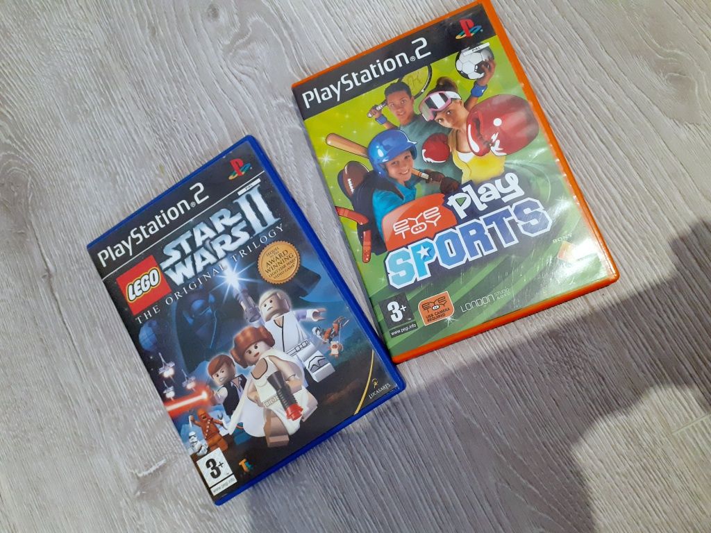 Gry PlayStation 2, Lego Star Wars II, EyeToy Play Sports