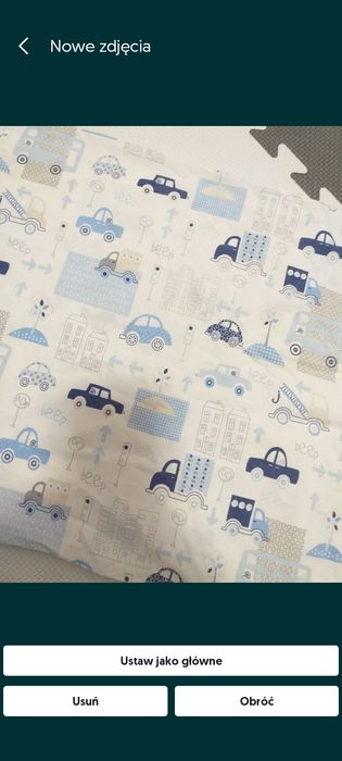 Pościel dziecięca 120x90 poszew w samochody