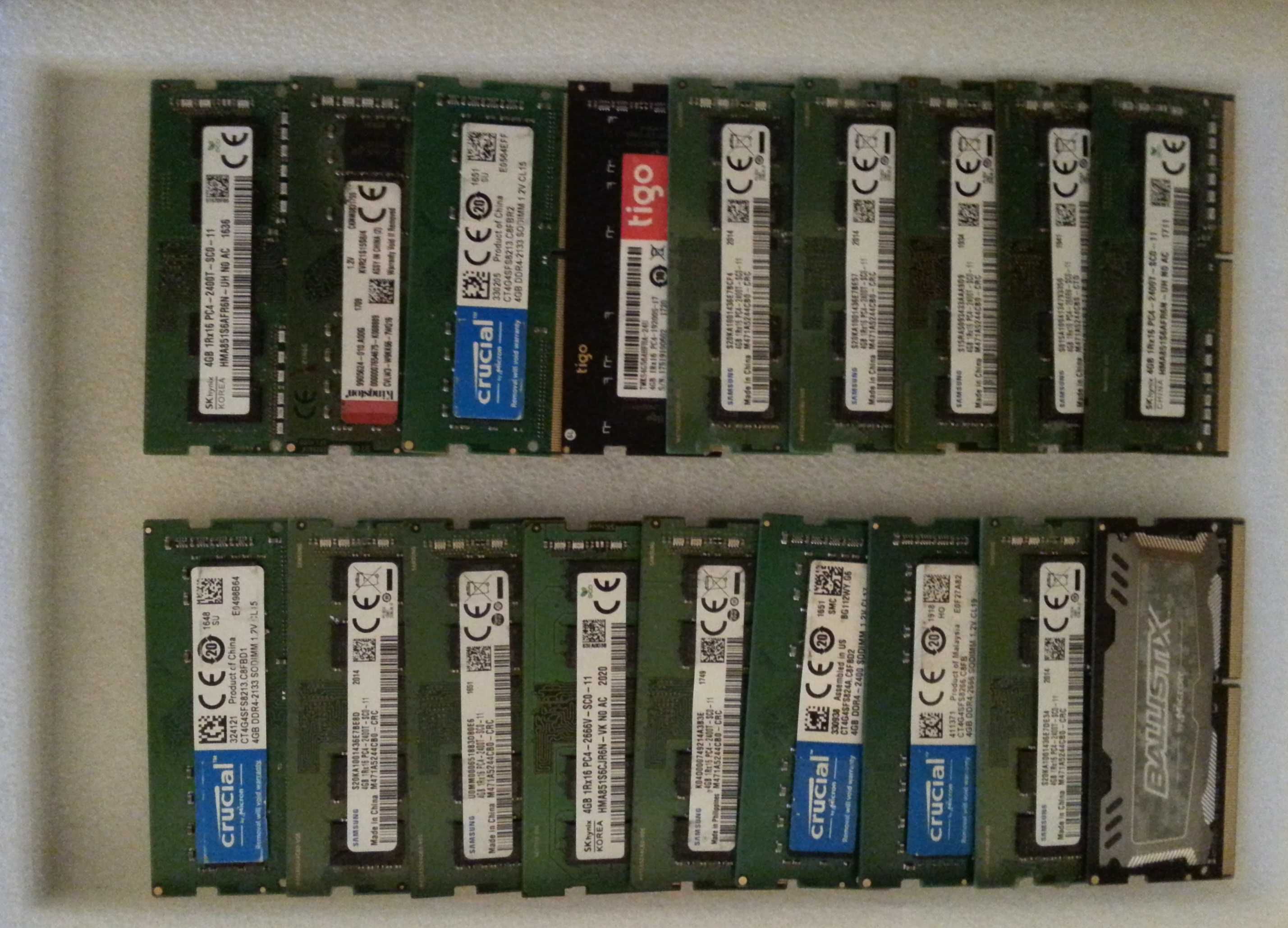 Kości RAM sodimm DDR4 4GB,8GB-DDR3 4GB,8GB.Do każdego modelu
