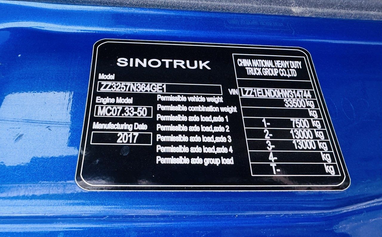 Продам самоскид HOWO T5G 330 (6х4) Євро-5 2017 року