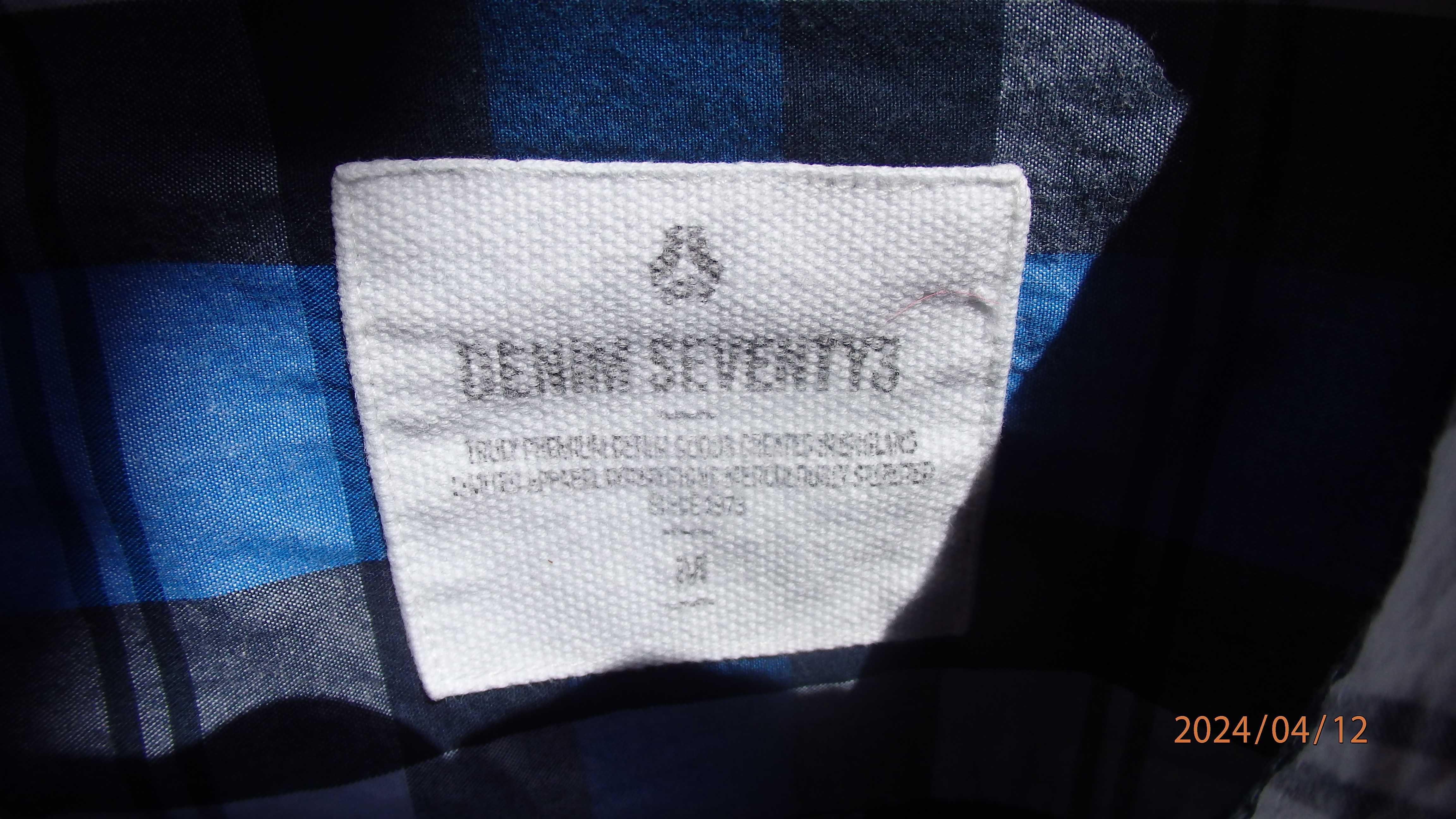 Koszula męska sportowa firmy Denim Seventys rozmiar M.